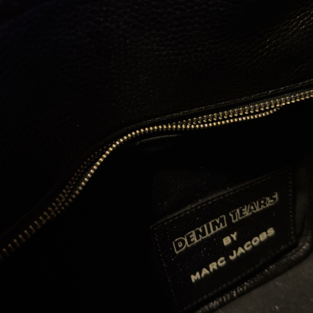 Marc Jacobs x Demin Tears Collab Large Leather Tote Bag - Picture 5 of 6
